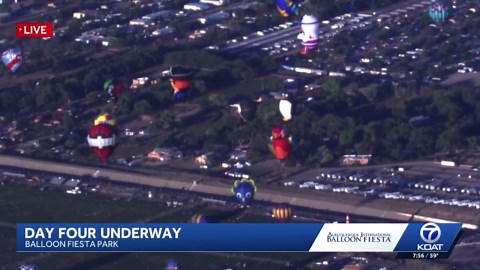 Day 4 of the 2025 Albuquerque International Balloon Fiesta launches a great show