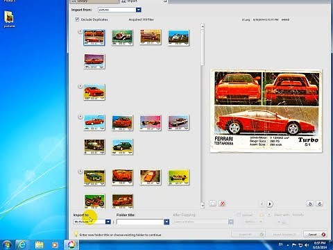 How to import .PNG .GIF .TGA files into Picasa 3.9? (Windows 7, Turbo, Chewing gum, Cars)
