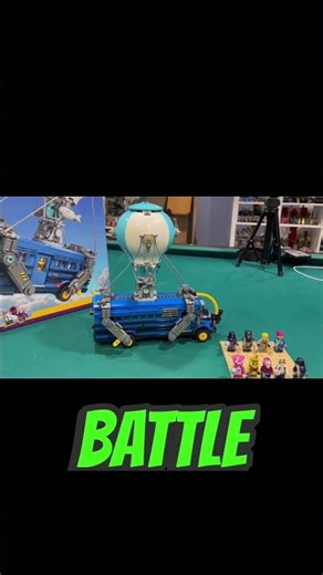 Building the Fortnite Battle Bus LEGO Set