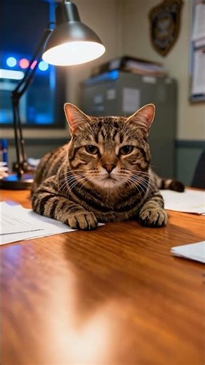 A cat drives through a checkpoint!