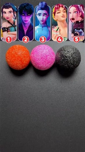 HUNTRIX fight Monsters Guess the last color #kpopdemonhunter #huntrix #satisfying #sharkzhan