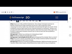 GoTranscript Swahili Audio test Answer 30/01/2025| Online Earning 100%