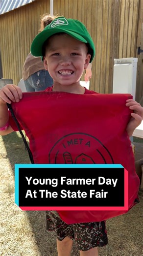 Everyone loves Young Farmer Day at the Iowa State Fair! Thanks to the young farmers volunteering their time to greet fairgoers at Farm Bureau Park today and to all of the families stopping by the park to meet a farmer, play games, and win some great prizes. #IowaStateFair #FairFever #StateFair #Iowa #FarmTok #IowaAg @Megan @americanfarmbureau