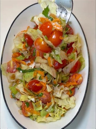 Simple Easy Salad #saladrecipe