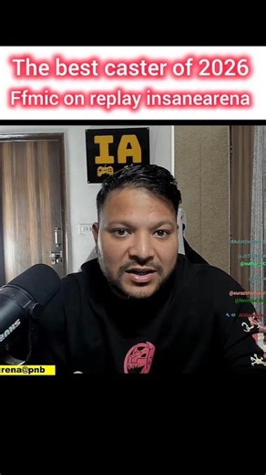 THE BEST CASTER OF 2026 FFMIC ON REPLAY INSANEARENA 😱😱🫡#tgfoziajay #ffesports #freefire