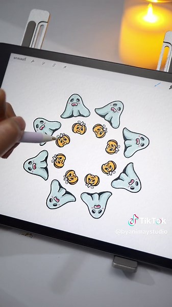 EP.1 Happy Halloween Procreate Drawing Tutorial
