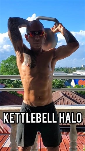 10K views · 303 reactions | Kettlebell Halo is an excellent exercise for improving shoulder stability, mobility, and strength while engaging the upper back and core. Give it a try. #fitness #exercise #workout #StayActive #keepmoving | Darius Sevilles | Facebook