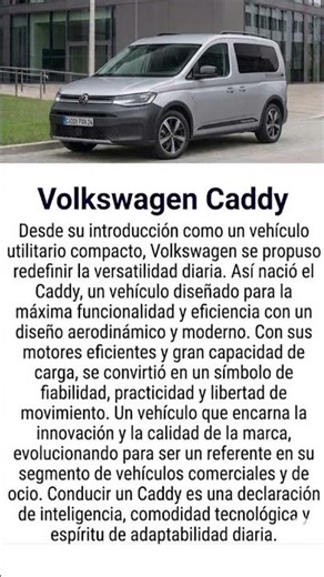 Volkswagen Caddy: La Evolución de la Versatilidad Diaria 🚐✨ #españa #automobile