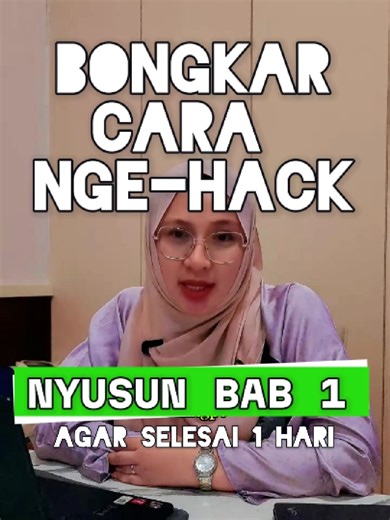 Skripsi 1 hari? Bisa. Tapi kalau cuma pakai ChatGPT dan copy–paste… itu bahaya. Masalahnya bukan di AI. Masalahnya di CARA pakainya. Kalau belum cari dataset, belum lihat research gap, belum validasi literatur… itu bukan cepat. Itu gambling akademik. Di Lulus Mulus, urutannya jelas: Publish or Perish → VOSviewer → ChatGPT → Scite AI → Mendeley. AI itu alat bantu, bukan mesin sulap. Harus diverifikasi dan tetap sesuai kaidah akademik Panduan Skripsi_Tesis dibantu AI Mau skripsi cepat tapi tetap a