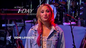 ACUVUE 1-Day Contest TV Commercial Featuring Demi Lovato