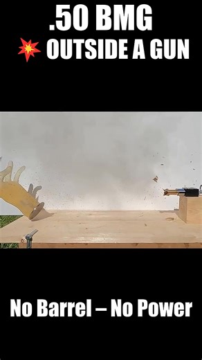 Exploding OUTSIDE a Gun BARREL .50 BMG vs Ballistic Hand #50bmg #experiment #mrmichal | Nikola toyss