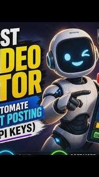 The Best AI Video Editor: Generate, Edit, and Post Automatically
