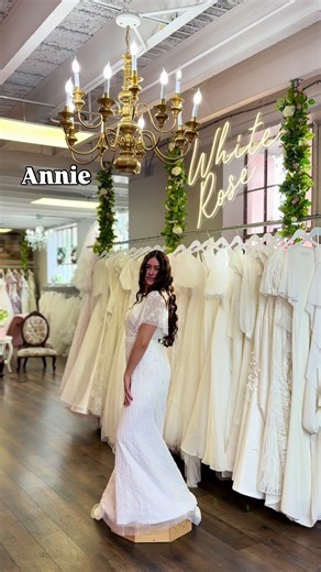 Romantic Flutter Sleeve Gowns for Summer Brides