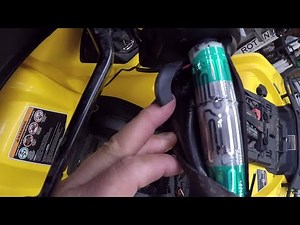 #219 BRP Can Am Outlander 570 ATV. Heated grip replacement - repair. Outdoor channel.