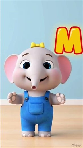M for Mango 🥭 | Letter M Sound (mmm) | Ella 🐘 | Wiggle & Learn