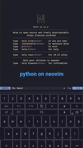 python and neovim android