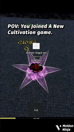 Pov: You Joined A New Cultivation Game||Immortal Cultivation Roblox