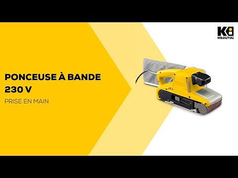 Comment utiliser la Ponceuse à bande 230 V ? | Kiloutou