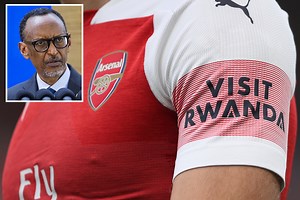 Arsenal sign new ‘Visit Rwanda’ deal just days after president slammed club