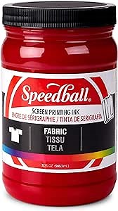 Speedball 045751 Fabric Screen Printing Ink, 32 fl. oz., Process Magenta