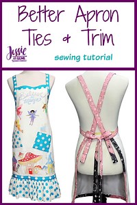 Better Apron Ties - plus super fun trim