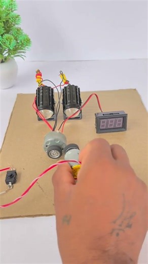 Powering a Bike Bulb with a Mini Drone Power Transfer In Drone Motor Generator #shorts #drone