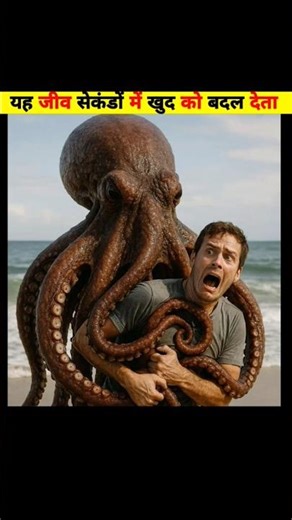 “ये जीव evolution को चकमा देता है… Octopus का अद्भुत रहस्य!” 🔥#shorts