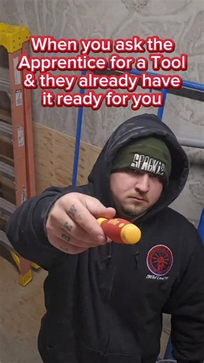 Nic Electric on Instagram: "Nothing builds trust faster than an apprentice who hands you the right tool without a word. That’s when you know they’re learning. 🔧⚡ #jonhamm #turnthelightsoff #apprentice #journeyman #construction"