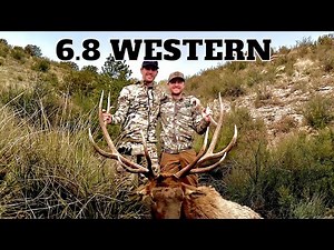 NEW MEXICO BULL ELK - 6.8 WESTERN - Tyler’s first bull. Late season hunt 2022