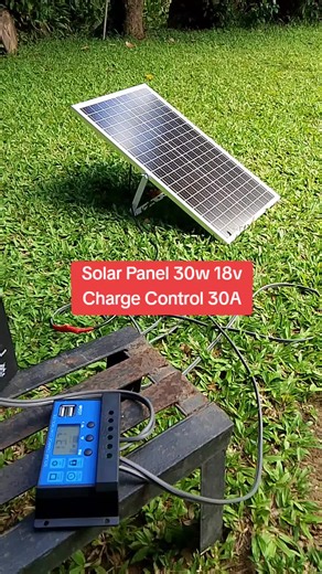 30W Solar Panel 18Volt Pv Polycrystalline Silicon Solar Cell Panel Solar Module solar generators and Charge Controller 30A #longervideos #solarsetup #solarpanel #chargecontroller #solarsetupdiy