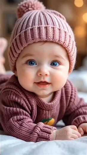 Cute Baby Moments: The Most Adorable Blue-Eyed Baby Smiling 😍 #cutebaby