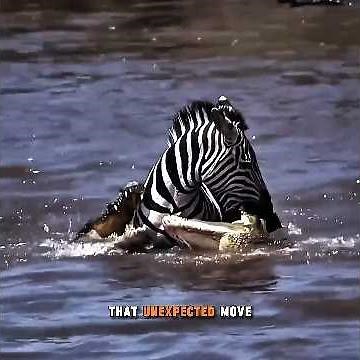 Zebra vs Crocodile: The Great Escape