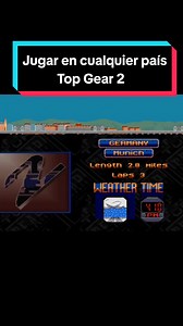 Jugar en cualquier país #topgear2 #top #gear #2 #snes #supernintendo #...