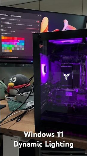 Windows 11 Dynamic Lighting RGB PC #dynamiclighting #games #rgb #windows11