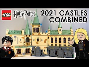 LEGO Harry Potter 2021 Hogwarts Castles Combined! (5+ Display Options)