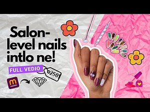 Salon-Level Nails at Home Just ₹228 😱💖| Budget Nail Art Kit Review Telugu