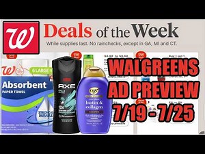 WALGREENS AD PREVIEW (7/19 - 7/25) Easy Freebie!