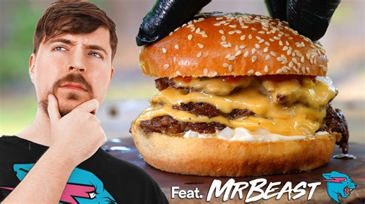 Burger on burger? Making “Beast Dust” with MrBeast