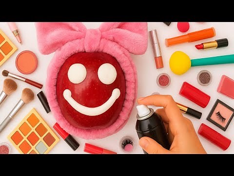 ASMR Fruit Makeup Compilation – Amazing Transformations🍎🍏 🍊😱(no talking)