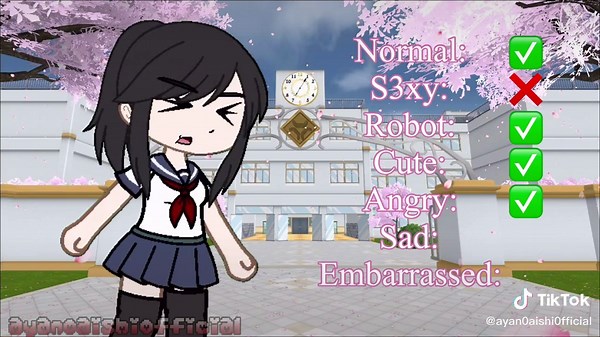 Analyzing Ayano Aishi's Acting Skills in Gacha Club