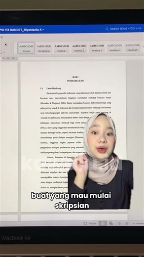 Cara Merapikan Heading di Word untuk Memudahkan Skripsi