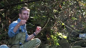 Small stream tenkara fishing