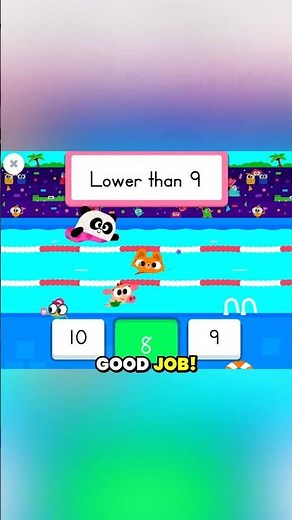 Swimming Race Game 🏊🏽‍♂️ Learn Numbers with Lingokids #swimming #numbers #kidslearning
