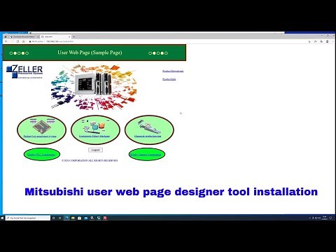 Mitsubishi user web page Installation #2
