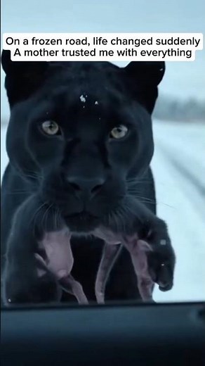 Incredible Moment: Mother Panther Gave Me Her Baby! #wildliferescue