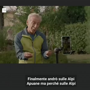 Salviamo le Apuane on Instagram: "Giovanni Storti sulle Alpi Apuane per un documentario del CAI"