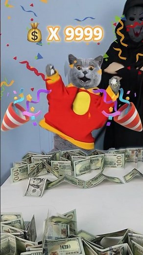 How Does Oscar Make The Most Money? !🤑 #funnycat #prank #trending #funnymemes