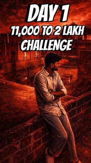 Trading Challenge: ₹11,000 to ₹2,00,000! Day 1