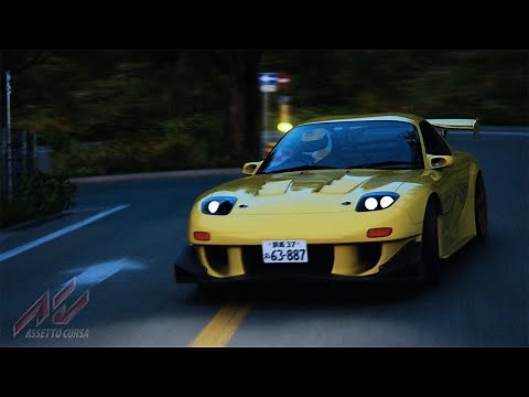 【Assetto Corsa】ROTARY ROCKET LAUNCHED!｜Tsubaki Line UH TA FD3S｜4'42"582