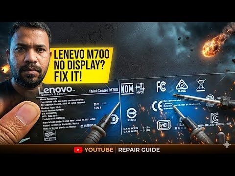 Lenevo Thinkcenter M700 No Display Problem